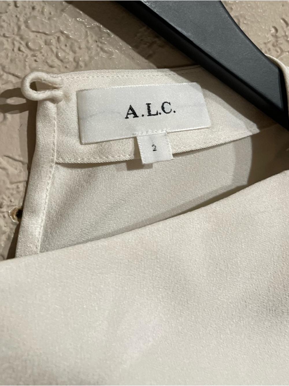 A.L.C | Alessia Textured Satin And Lace Maxi Dress Size: 2 - Picture 6 of 9